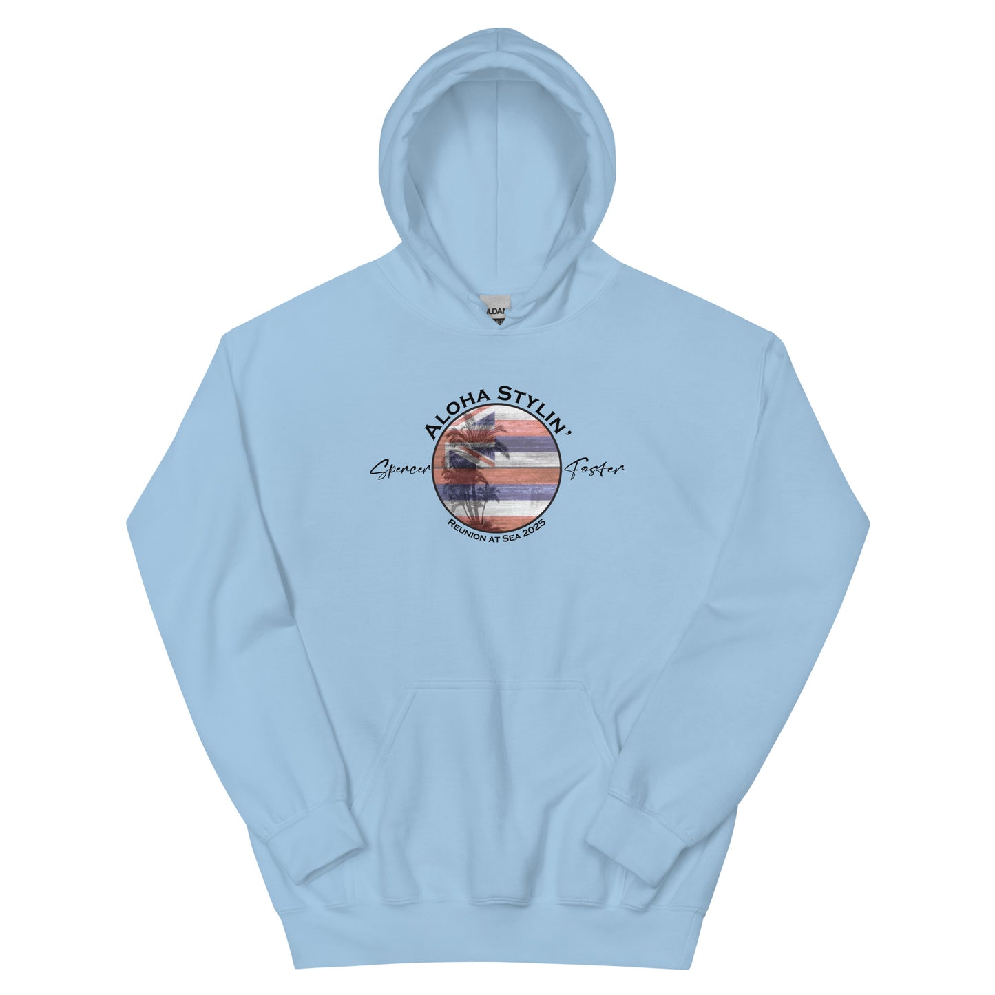 Aloha Stylin-BLK_Unisex Hoodie