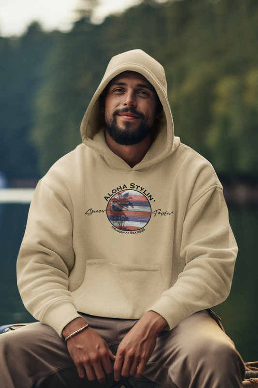Aloha Stylin-BLK_Unisex Hoodie