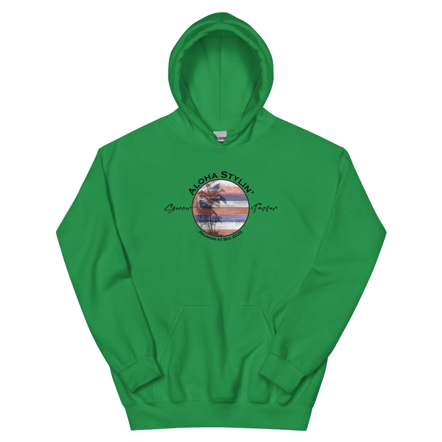 Aloha Stylin-BLK_Unisex Hoodie