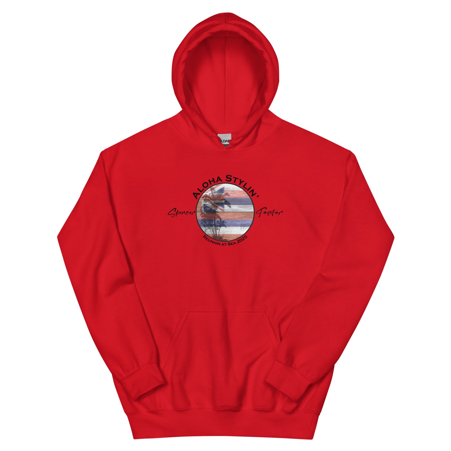 Aloha Stylin-BLK_Unisex Hoodie