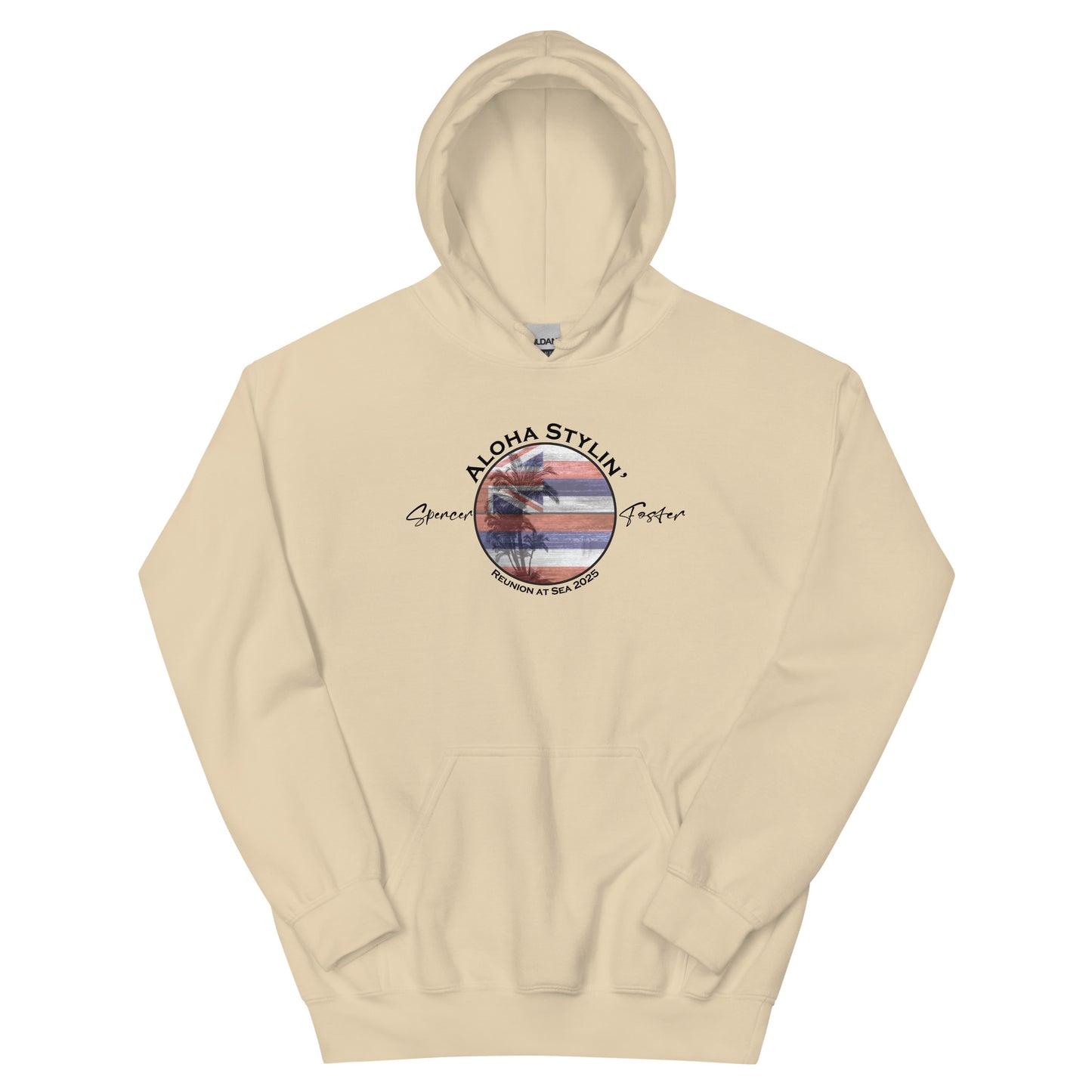 Aloha Stylin-BLK_Unisex Hoodie