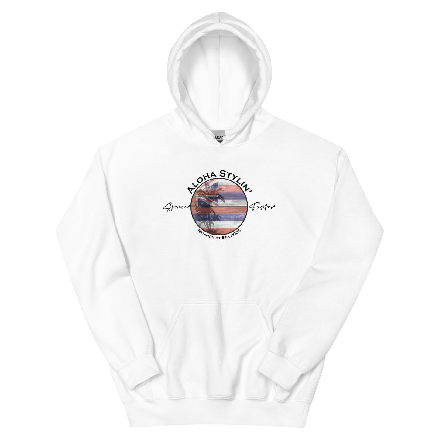 Aloha Stylin-BLK_Unisex Hoodie